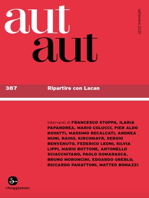 cover image of Aut Aut 387